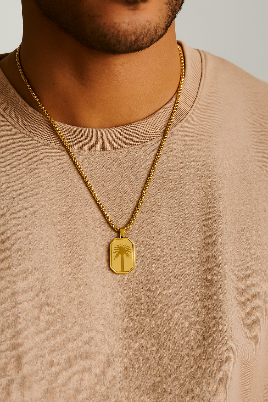 Oasis Pendant Gold 2mm