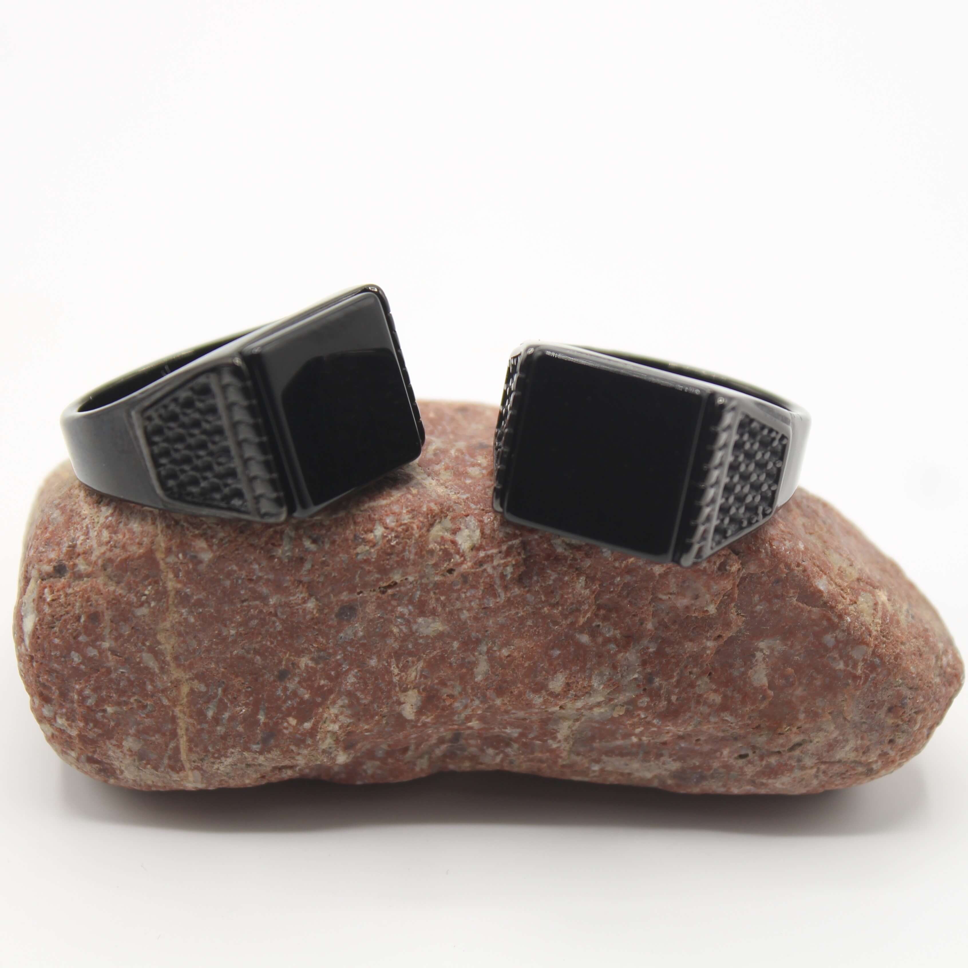 Black Stone Ring