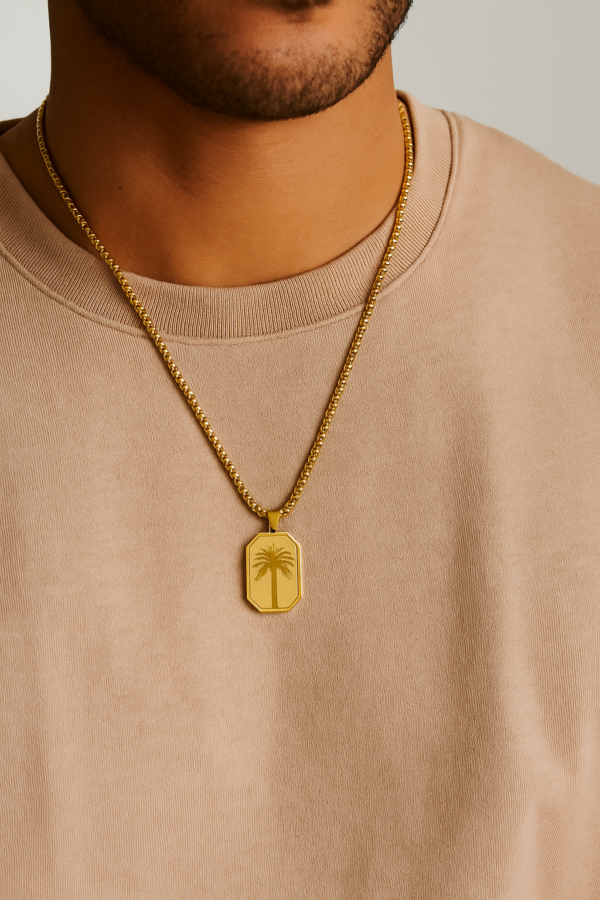 Oasis Pendant Gold 2mm